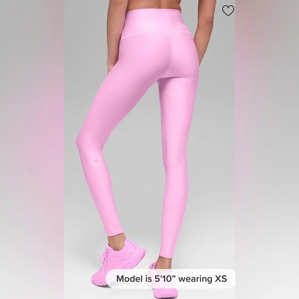 Alo Yoga NWT High Waist Airlift Leggings Candy Heart Pink Size M